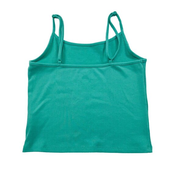 American Eagle -‎ Cute Crop Top - Teal - S - Picture 2 of 4